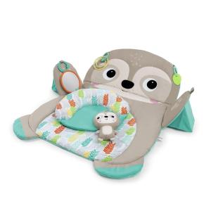 imageBright Starts Tummy Time Prop ampamp Play Baby Activity Mat with Support Pillow ampamp Taggies  Polar Bear 35 x 295 in Newborn and upSloth