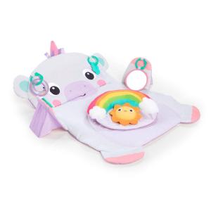 imageBright Starts Tummy Time Prop ampamp Play Baby Activity Mat with Support Pillow ampamp Taggies  Polar Bear 35 x 295 in Newborn and upUnicorn