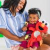 imageBright Starts Sesame Street Elmo Travel Buddy Plush TakeAlong Stroller or Carrier Toy Ages 012 MonthsElmo Travel Toy