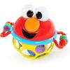 imageBright Starts Sesame Street Jingle ampamp Shake Elmo BPAFree Easy Grasp Baby Rattle Ages 312 Months1 Count Pack of 1