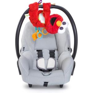 imageBright Starts Sesame Street Elmo Travel Buddy Plush TakeAlong Stroller or Carrier Toy Ages 012 MonthsElmo Travel Toy